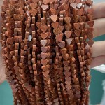No_1021_Synthetic Goldstone Flat Heart_6mm_(Sold Per Strand)