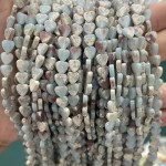 No_1047_Synthetic Light Blue Imperial Jasper Flat Heart_6mm_(Sold Per Strand)