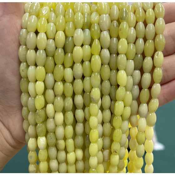 No_1060_Natural Lemon Corn Beads_5*8mm_(Sold Per Strand)