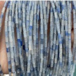 No_1178_Natural Blue Aventurine Round Tube_2*4mm_(Sold Per Strand)