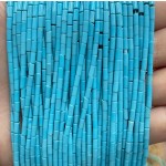 No_1211_Synthetic Blue Stone Round Tube_2*4mm_(Sold Per Strand)