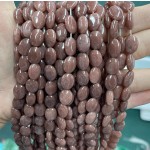 No_1247_Natural Purple Aventurine Egg Shaped Bead_8*10mm_(Sold Per Strand)