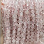 No_1346_Natural Rose Quartz Coin Beads_6mm_(Sold Per Strand)