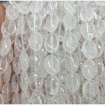 No_1384_Natural White Crystal Egg Shaped Bead_10*14mm_(Sold Per Strand)