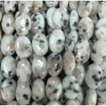 No_1388_Natural Kiwi Stone Blue Stone Egg Shaped Bead_10*14mm_(Sold Per Strand)