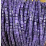 No_1426_Enhanced Deep Purple Chalcedony Column_4*4mm_(Sold Per Strand)