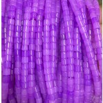 No_1474_Enhanced Lavender Chalcedony Cylinder_4*4mm_(Sold Per Strand)