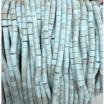 No_1492_Synthetic Blue Gray Stone Cylinder_4*4mm_(Sold Per Strand)