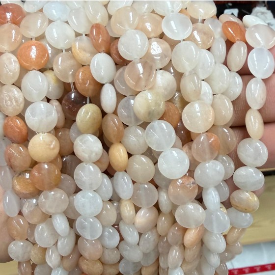 No_1527_Natural Ice Pink Aventurine Coin Beads_10mm_(Sold Per Strand)
