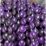 No_1583_Enhanced Deep Purple Chalcedony Coin Beads_8mm_(Sold Per Strand)