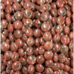 No_1586_Natural Sesame Red Jasper Coin Beads_8mm_(Sold Per Strand)
