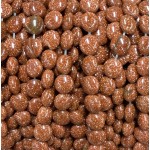 No_1595_Synthetic Goldstone Coin Beads_8mm_(Sold Per Strand)