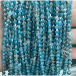 No_1597_Natural Apatite Center Drilled (short) Crescent Bead_4mm_(Sold Per Strand)