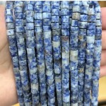 No_1681_Natural Blue Apatite Hexagon Bead_6*4mm_(Sold Per Strand)