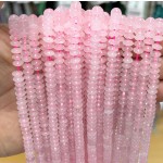 No_1693_Natural Rose Quartzflying Saucer Bead_6*3mm_(Sold Per Strand)