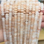 No_1694_Natural Ice Transparent Pink Aventurine Flying Saucer Bead_6*3mm_(Sold Per Strand)