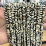 No_1702_Natural Dalmatian Stone Stone Saucer Beads_6*3mm_(Sold Per Strand)