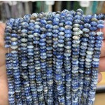 No_1703_Natural Sodalite Saucer Beads_6*3mm_(Sold Per Strand)