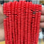 No_1706_Synthetic Red Jasper Saucer Beads_6*3mm_(Sold Per Strand)