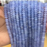 No_1717_Enhanced Sky Blue Chalcedony Flying Saucer Beads_6*3mm_(Sold Per Strand)