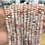 No_1729_Natural Red Network Jasper Flying Saucer Bead_6*3mm_(Sold Per Strand)