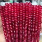 No_1733_Enhanced Deep Red Chalcedony Saucer Beads_6*3mm_(Sold Per Strand)