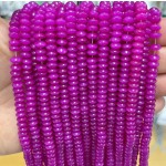 No_1735_Enhanced Purple Red Chalcedony Saucer Beads_6*3mm_(Sold Per Strand)