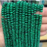 No_1741_Synthetic Malachite Saucer Beads_6*3mm_(Sold Per Strand)