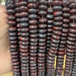 No_1785_Natural Red Poppy Jasper Flying Saucer Bead_10*5mm_(Sold Per Strand)