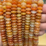 No_1791_Natural Red Aventurine Flying Saucer Bead_10*5mm_(Sold Per Strand)