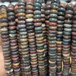 No_1819_Natural Red Jasper Spacer_10*4mm_(Sold Per Strand)