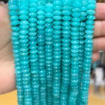 No_1854_Imitated Amazonite Chalcedony Saucer Beads_8*4mm_(Sold Per Strand)
