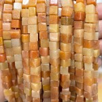 No_1927_Natural Dark Red Cornelian Square Block Beads_6mm_(Sold Per Strand)