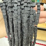 No_1956_Natural Volcanic Stone Square Block Beads_6mm_(Sold Per Strand)