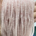 No_1971_Natural Rose Quartz Rondelle Beads_4*2mm_(Sold Per Strand)