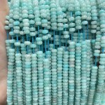 No_1983_Natural Amazonite Rondelle Beads_4*2mm_(Sold Per Strand)