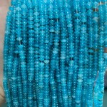 No_1998_Enhanced Blue Chalcedony Rondelle Beads_4*2mm_(Sold Per Strand)