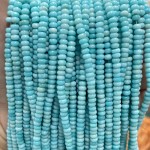 No_2048_Synthetic Blue Stone Rondelle Beads_4*2mm_(Sold Per Strand)