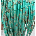 No_2104_Synthetic Light Green Imperial Jasper Round Tube_4*13mm_(Sold Per Strand)