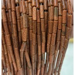 No_2181_Synthetic Goldstone Round Tube_4*13mm_(Sold Per Strand)
