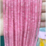 No_2207_Natural Rose Quartz Disc (heishi) Spacer Beads_4*2mm_(Sold Per Strand)