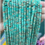 No_2247_Synthetic Light Green Serpentine Disc (heishi) Spacer Beads_4*2mm_(Sold Per Strand)