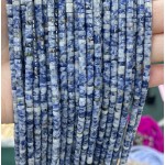 No_2291_Natural Blue Spot Jasper Disc (heishi) Spacer Beads_4*2mm_(Sold Per Strand)