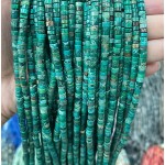 No_2304_Enhanced Green Imperial Jasper Disc (heishi) Spacer Beads_4*2mm_(Sold Per Strand)