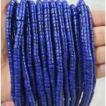 No_2344_Imitated Lapis Lazuli Chalcedony Disc (heishi) Spacer Beads_6*3mm_(Sold Per Strand)