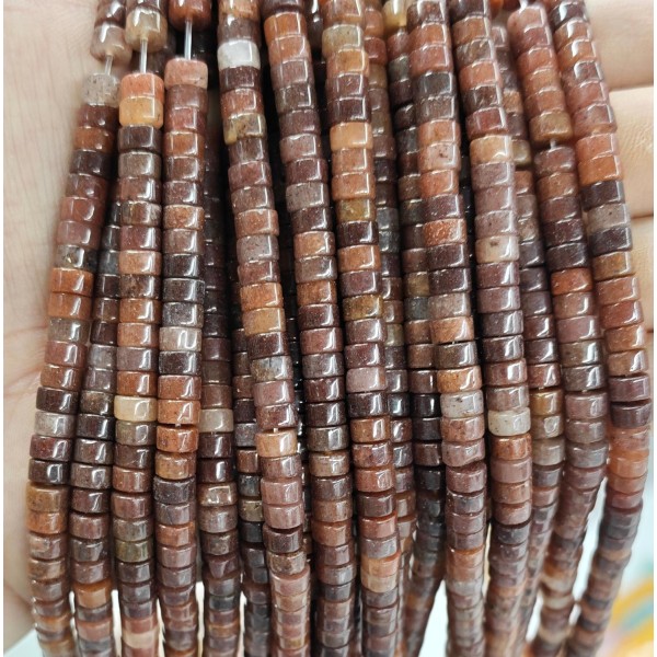 No_2345_Natural Purple Aventurine Disc (heishi) Spacer Beads_6*3mm_(Sold Per Strand)