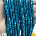 No_2356_Enhanced Ink Blue Chalcedony Disc (heishi) Spacer Beads_6*3mm_(Sold Per Strand)