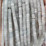 No_2376_Enhanced Gray Blue Chalcedony Disc (heishi) Spacer Beads_6*3mm_(Sold Per Strand)