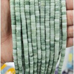 No_2406_Natural Lushan Jade Disc (heishi) Spacer Beads_6*3mm_(Sold Per Strand)