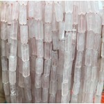 No_2417_Natural Rose Quartz Rectangle Beads_4*13mm_(Sold Per Strand)